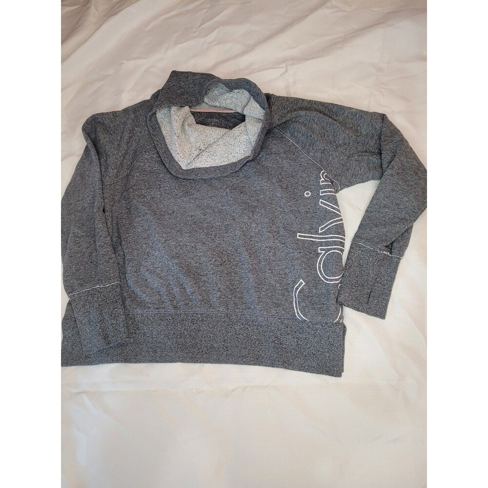 CALVIN KLEIN SWEATSHIRT – GRAY LONG SLEEVE – SIZE LARGE.. #M